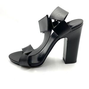Pierre Hardy Black Leather Strappy Heels Size 38.5
